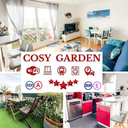 - Le Cosy Garden - Proche Rer A Et E - Paris Disney - Parking Et Wifi Gratuit ! Family Special Offer Champigny-sur-Marne Exterior foto